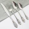 24Pcs Gold Cutlery Set 18/10 Stainless Steel Dinnerware Set Knives Fork Spoon Dinner Tableware Party Kitchen Flatware Silverware
