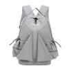 Casual Pleated Nylon Canvas Backpack Japanese and Korean Drawstring Back Shoulder Bag Harajuku Style Large Capacity Student Backpack