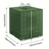 Heavy Duty IBC Water Tank Cover 275 Gallon Waterproof Anti-Oxidation IBC Tote Cover Water Tank Shield
