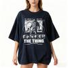 Maglietta The Thing Retro Nera Retro Anni '80 Film Horror Sci-Fi Maglietta Abbigliamento Grafica Manica Corta Unisex Unisex Donna Tutte le Stagioni