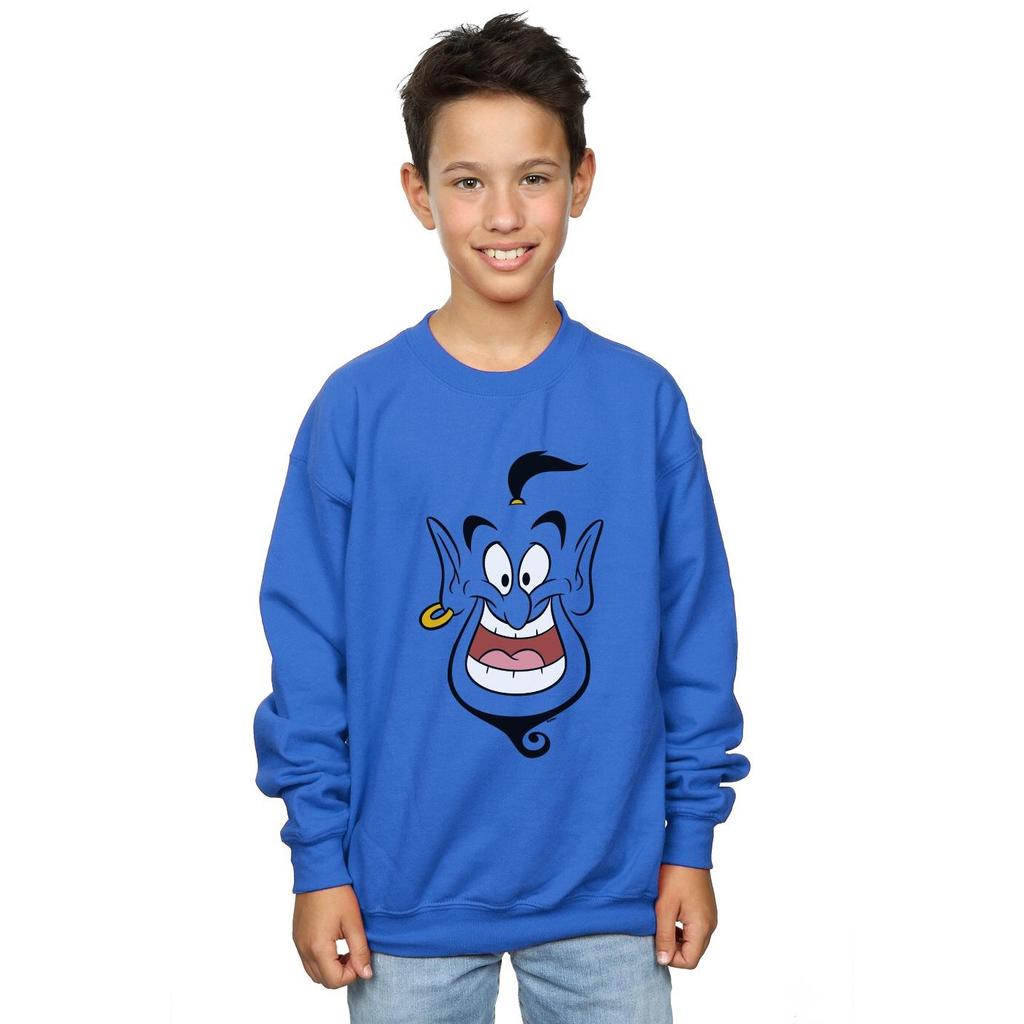Disney Boys Aladdin Genie Face Sweatshirt