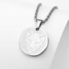 Fashion Tiger Head Necklace Animal Lion Leopard Pendant Hip Hop Necklace