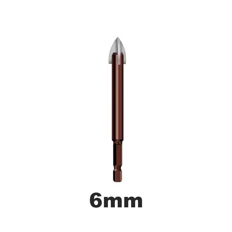 

1Pc Hard Alloy Triangle Drilling Bit 3-12mm Alloy Carbide Point Hex Tile Drill Bits Ceramic Concrete Drill Bits Hole Opener Tool