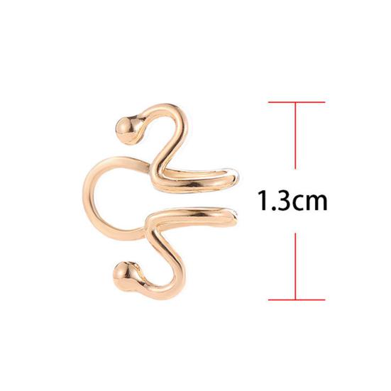 Eenvoudige Dames Geometrische Curve Oor Cuff Clip Oorbellen Geen Piercing Sieraden Cadeau