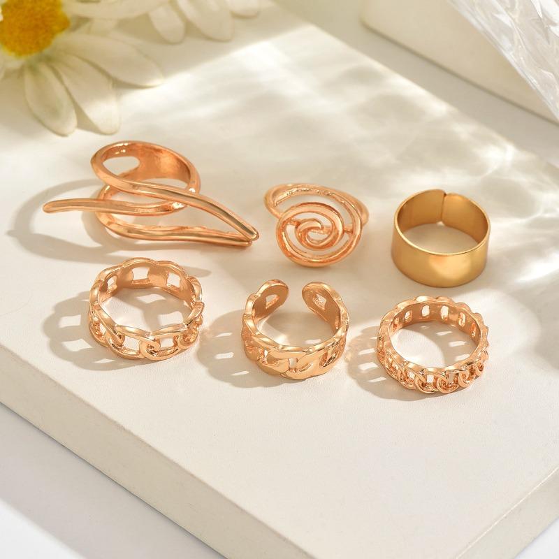 Ring Jewelry Niche High-end Jewelry Accessories Personality Light Luxury Hollow Ring Woman with Personality
