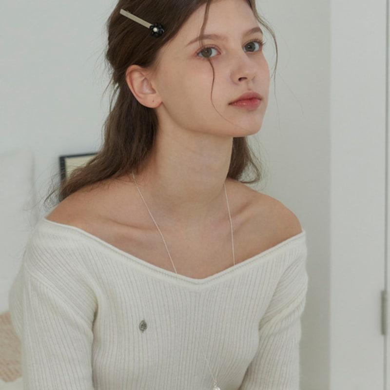 murmur [925silver]Bell drop necklace