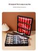 Eyeglasses & Jewelry Display Box with 18 Compartments and Stand