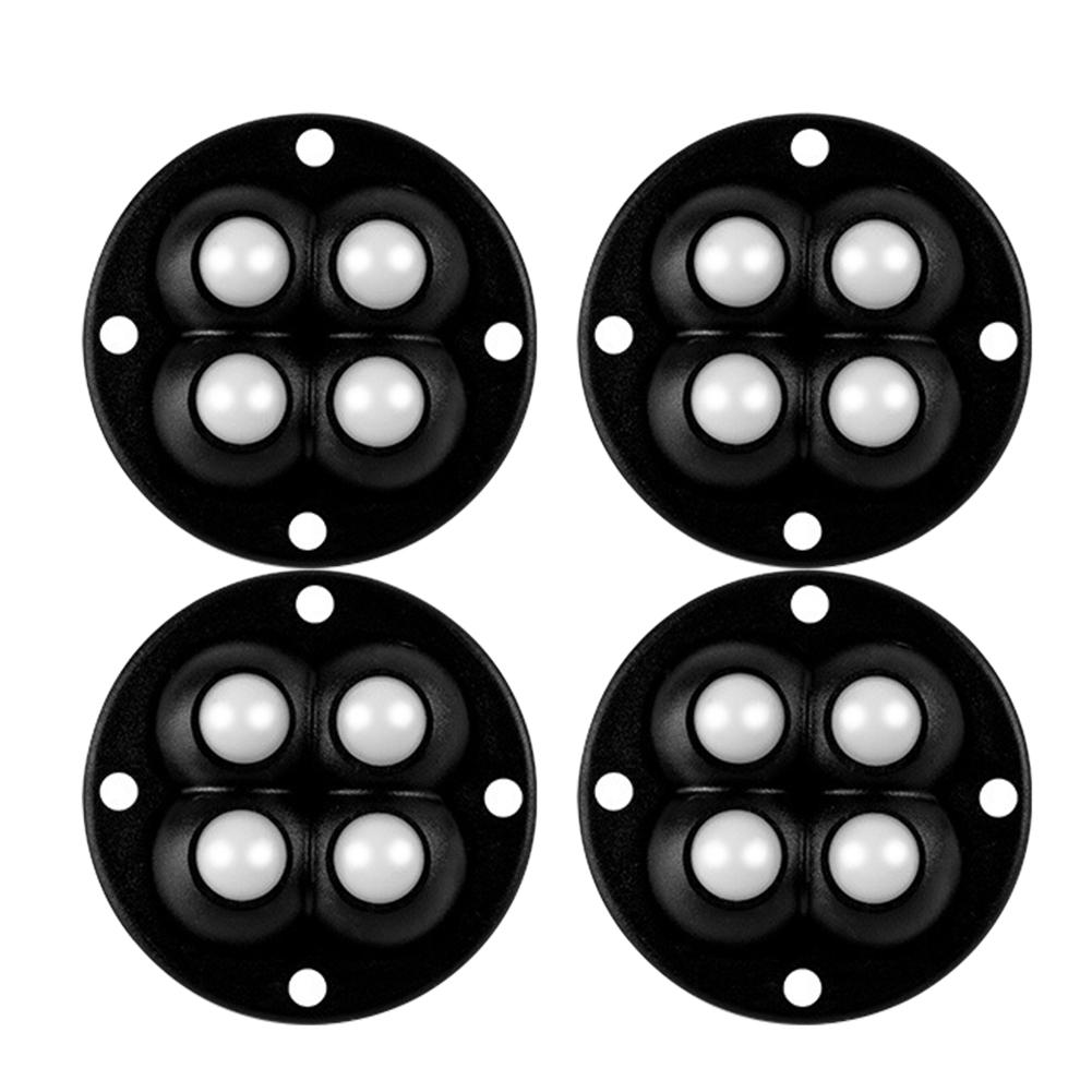 

Универсальные 4 шт. Роликовые колеса 360 градусов Свободное вращение Колесо Вращающиеся колеса Аксессуары для контейнеров Ящик для хранения Мебель