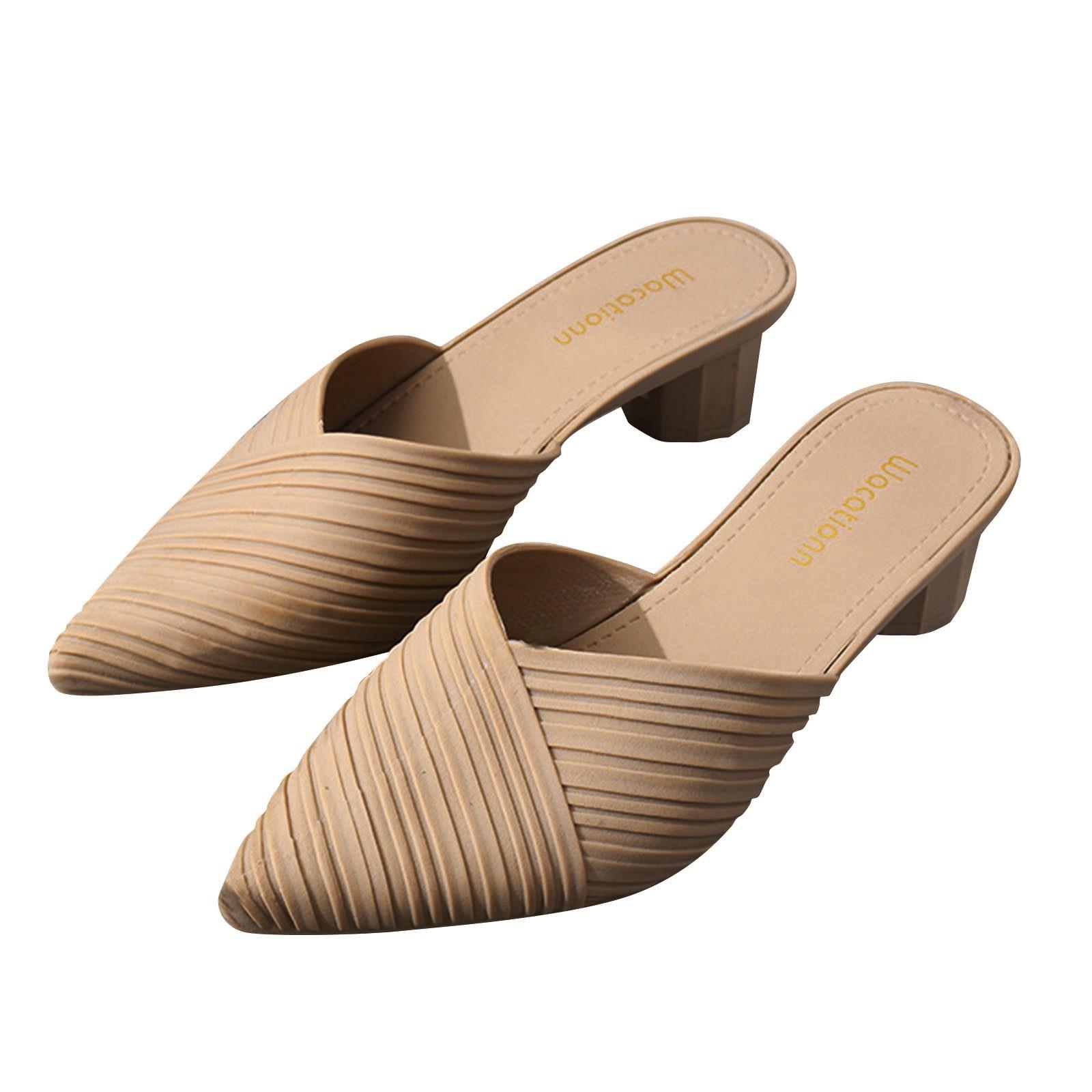 

Женские летние пляжные шлепанцы Esparto на плоской подошве 38 бежевый