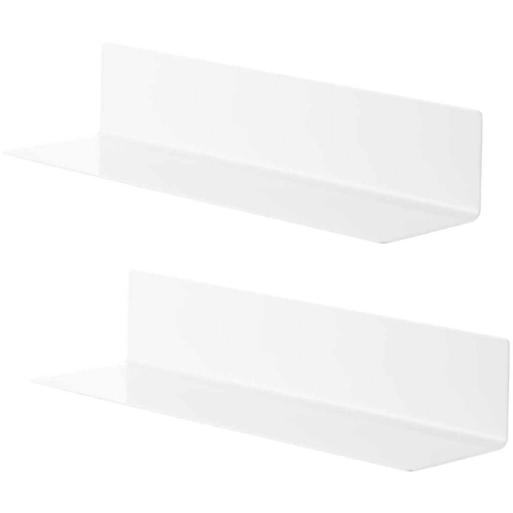Yamazaki Film Hooks for Kitchen Set of 10410 x 2 Shelves, Wide, 2, Tower, White,