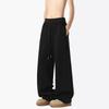 American Retro Lazy Wind Scimitar Pants Trendy Brand Wide-leg Gray Sweatpants Retro Loose Straight Casual Pants
