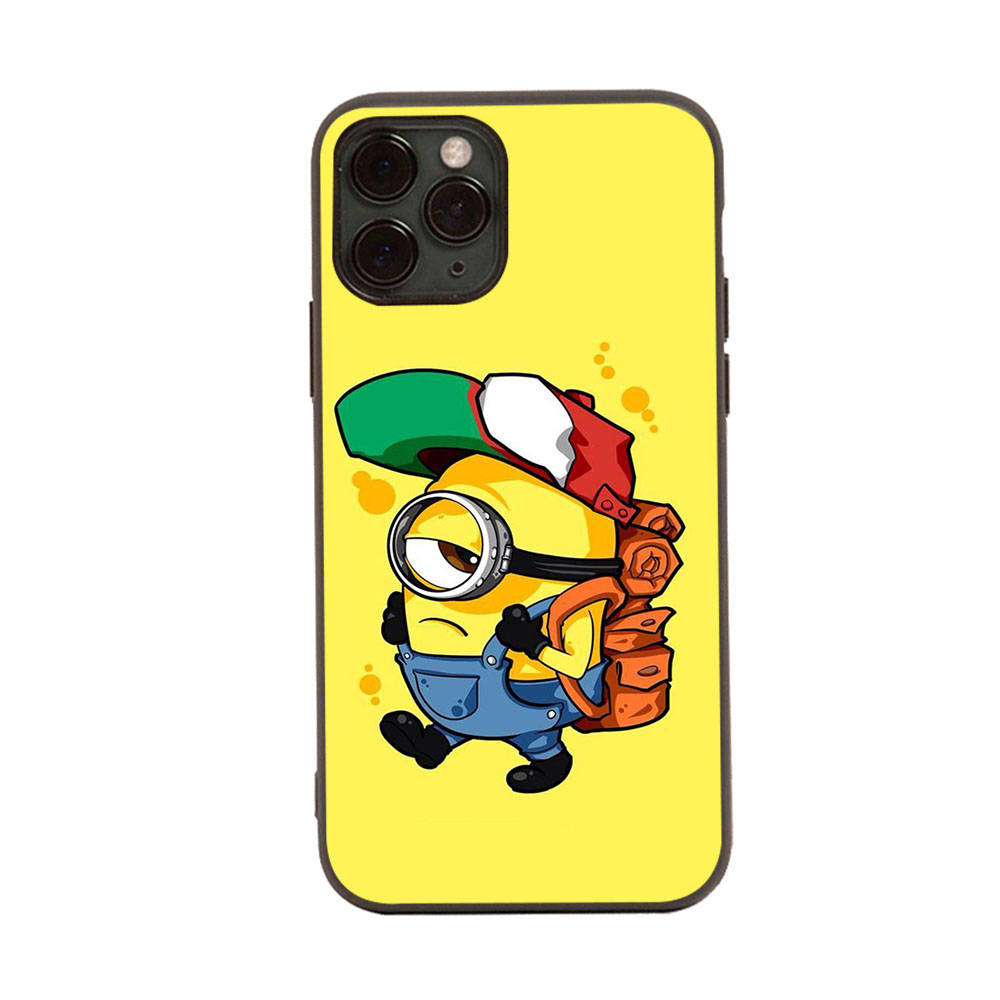 Deksel til Xiaomi Poco X6 X4 M5 M6 F5 F6 C65 C55 C50 C51 C40 Redmi Note 7 8 14C A3X 13C 12C 11 10A 9C Pro Svart Mykt Deksel MI30 Søte Minions