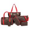 Women's bag new trendy large-capacity fashion portable one shoulder oblique span mother and child bag six-piece bag fashion