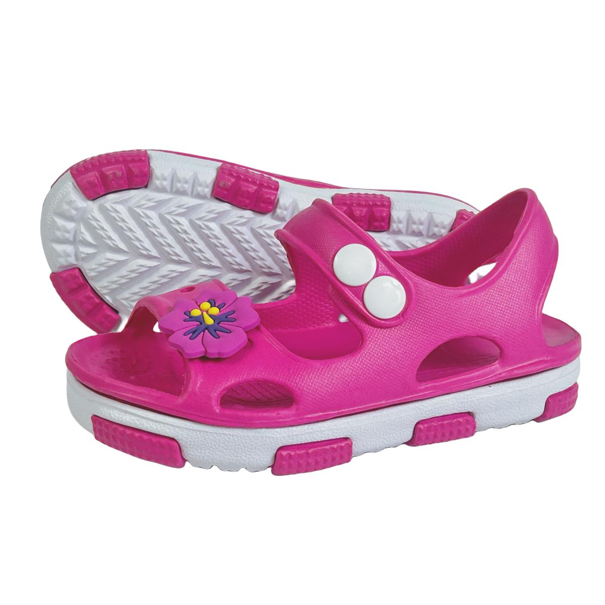 

Solid Bow Children s Summer Shoes Cute EVA Beach Non Slip Sandals For Baby Girls Footwear Soft Infant Kids Fashion Sandals 24