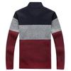 Men's Thickened Velvet V-Neck Cardigan Sweater: Warm, Loose-Fitting Knit Jacket for Autumn and Winter