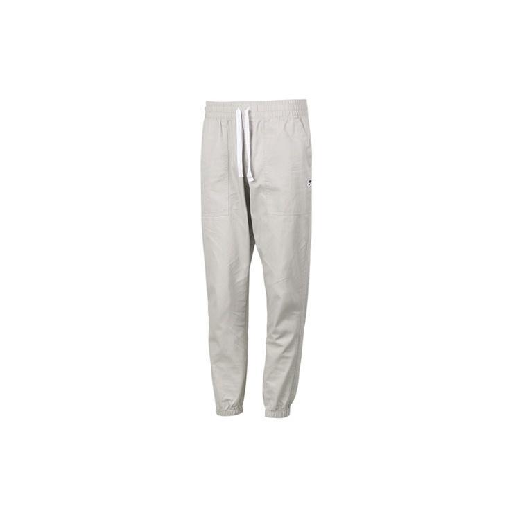 PUMA Downtown Small Logo Pants Grey Black Men s 531434-09 XXL