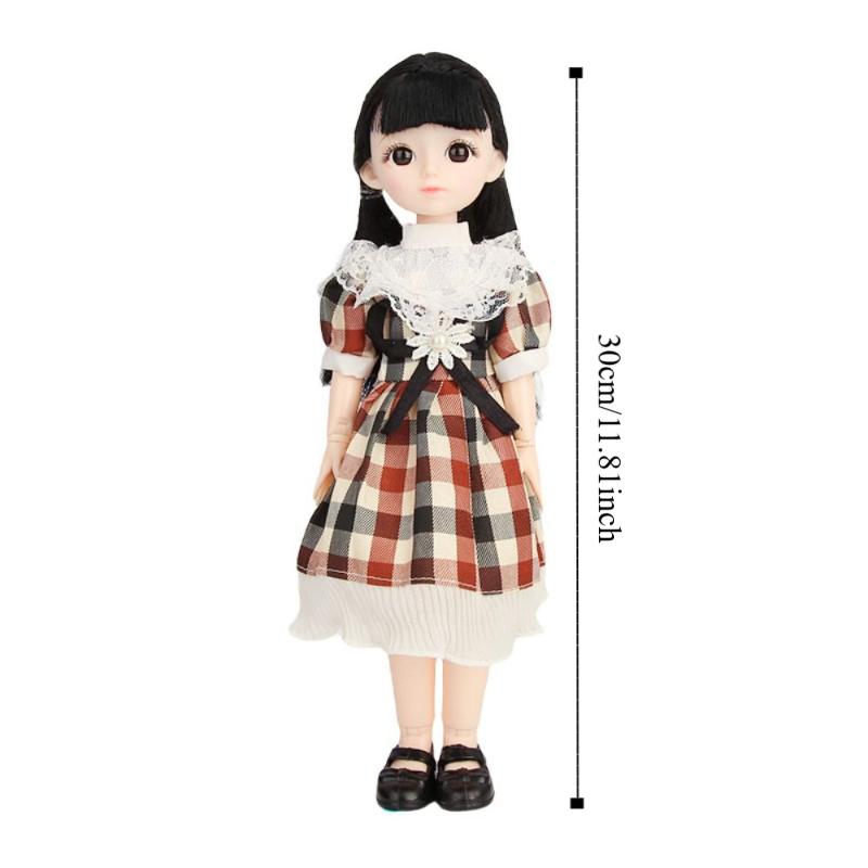 1/6 SD Princess Dress Up BJD Dolls Attractive Eyes Princess Makeup Ball Joint Doll Babies