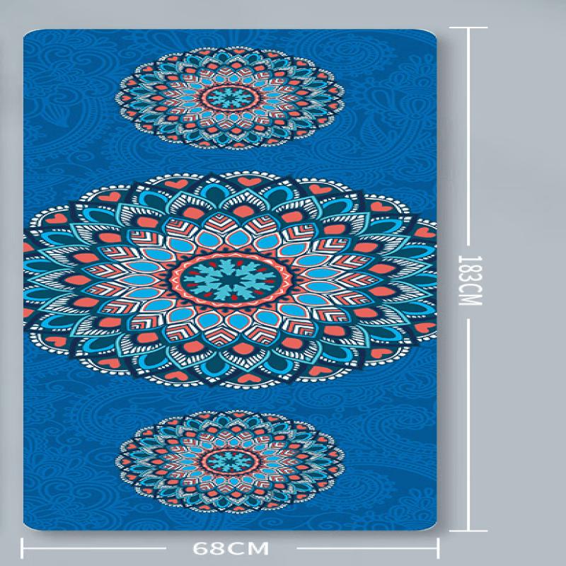 OEING Suede Printed Yoga Mat