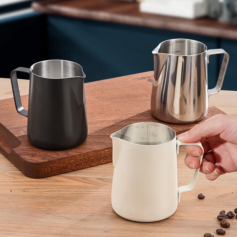 304 Stainless Steel Milk Frothing Latte Art Pitcher with Scale