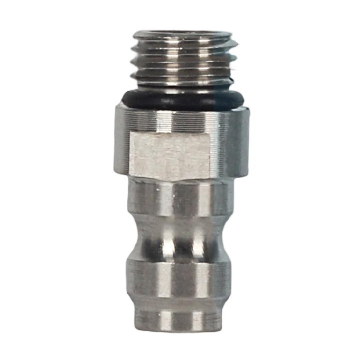 M8x1 Threaded Air Charging Valves with 40MPa Pressure Rating Leakproof One Way Mechanism For Industrial Pneumatic Tool