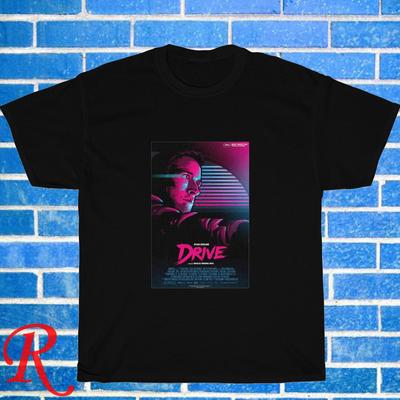 Nový!  Jízda Cool 80s Filmové Logo Černá Šedá Námořnická Modrá Bílá Velikost S-5XL Unisex Tričko