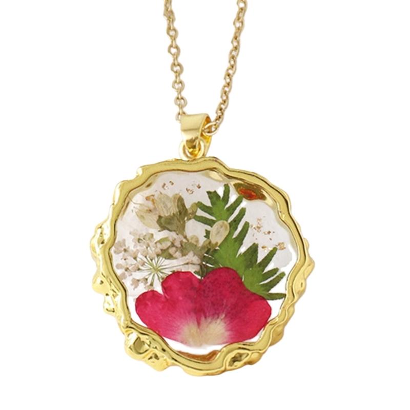 

Customizable Birth Month Flower Necklace Adjustable Clavicle Chain Jewelry Birthday Gift for Women Girls