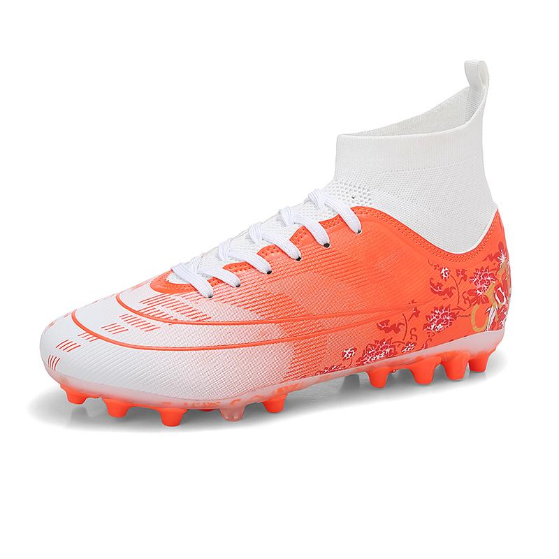 New Summer Football Shoes Long Spike Grass Football Shoes Training Competition Low Top Spike Sports Shoes For Men 32-45