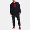 Under Armour Curry Lunar Elmo Crew Letter Print Round Neck Sweatshirt Men Sweatshirt Black 1369621-001
