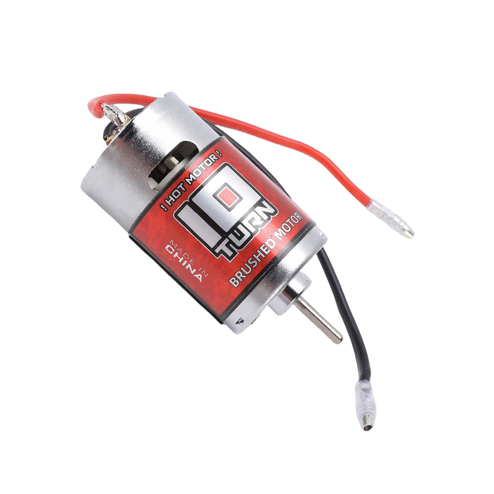 

550 Brushed Motor D Shaft 10T High Speed Motor for RC Car Boat Stainless Steel Casing