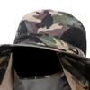 Lightweight Sun Hat with Detachable Face Neck Flap Cover for Outdoor Activities