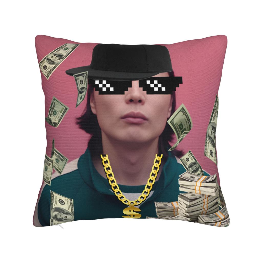 Pillow Cover R-Roh J-Jae Won Korean Actor Cute Funny Pillow Case For Living Room Bed Chair Pillowcases