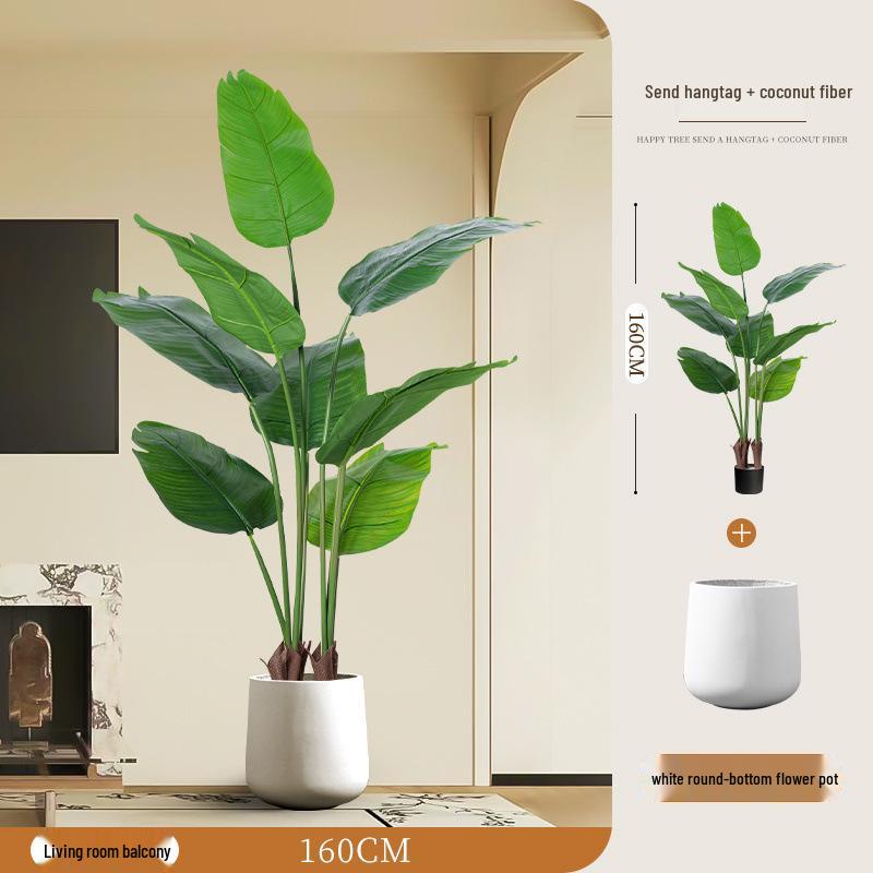 Árbol Artificial Ave del Paraíso - Planta de Suelo Grande para Interiores para Decoración de Sala de Estar