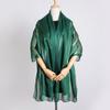 200*70cm Shawls and Wraps for Evening Dresses Organza Glossy Women Guest Shawl Long Scarf