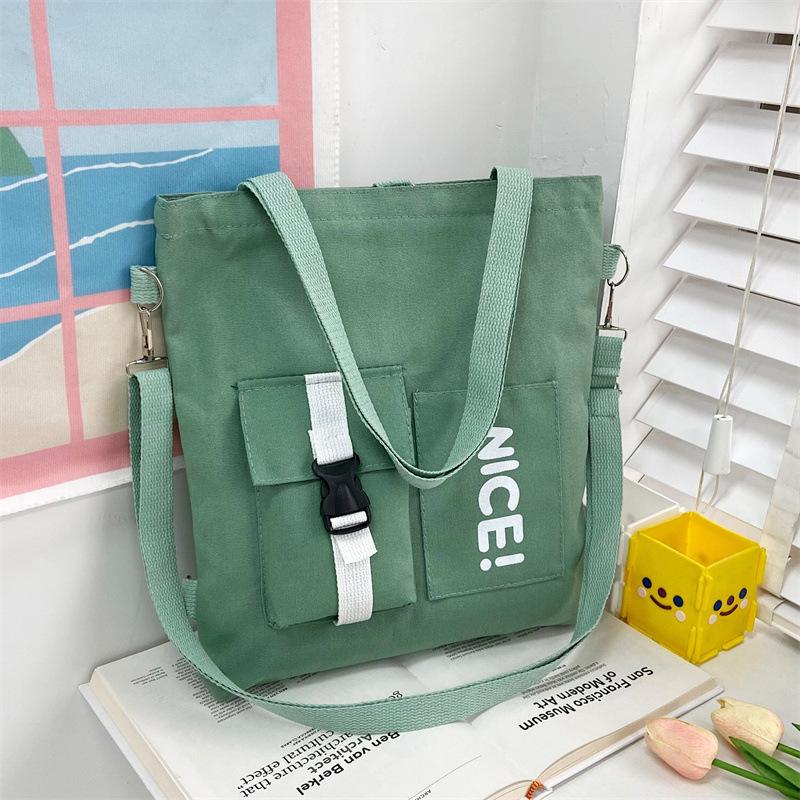 Literary bag women's 2025 Korean version of fashion women's multi-functional shoulder bag casual trend messenger bag tote bag
