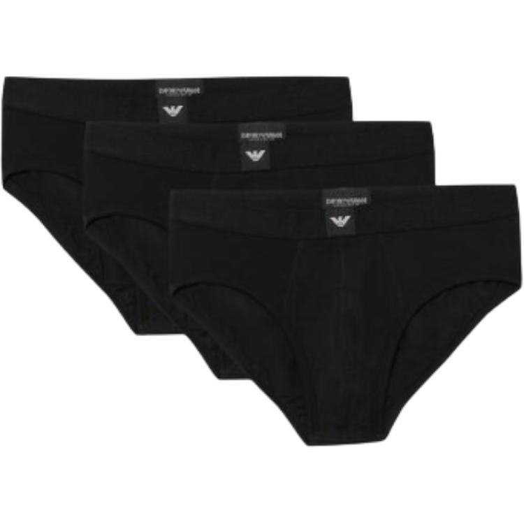 Emporio Armani Slim Fit Logo Triangle Briefs 3-Pack Men underwear EM002154-AF14987-MC061 S
