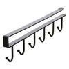 Hanger Hook Rack Punch-free Multifunction Kitchen Cabinet Row Hook Storage Rack