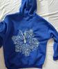 Popular European-Size Embroidered Drop Shoulder Hoodie