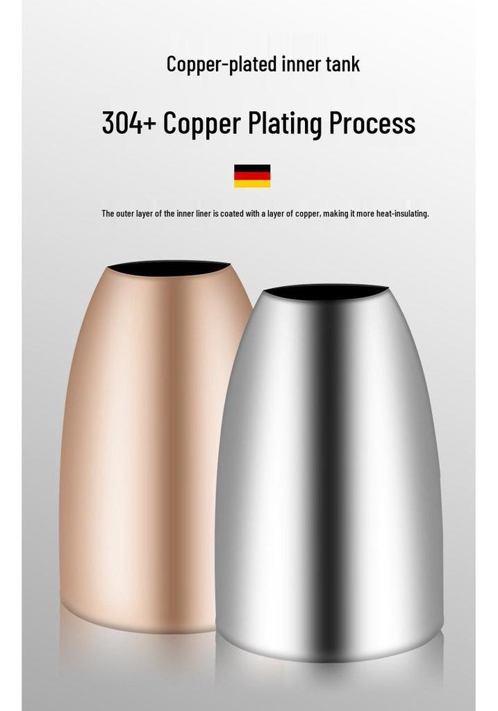 6 Stainless Steel Thermos - Large Capacity Home Kettle for Hot Water, Long-Lasting Vacuum Insulation