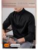 2026 Spring Men's Seamless Half-Zip Long-Sleeve Base Layer Shirt - Outdoor Casual Sports Top
