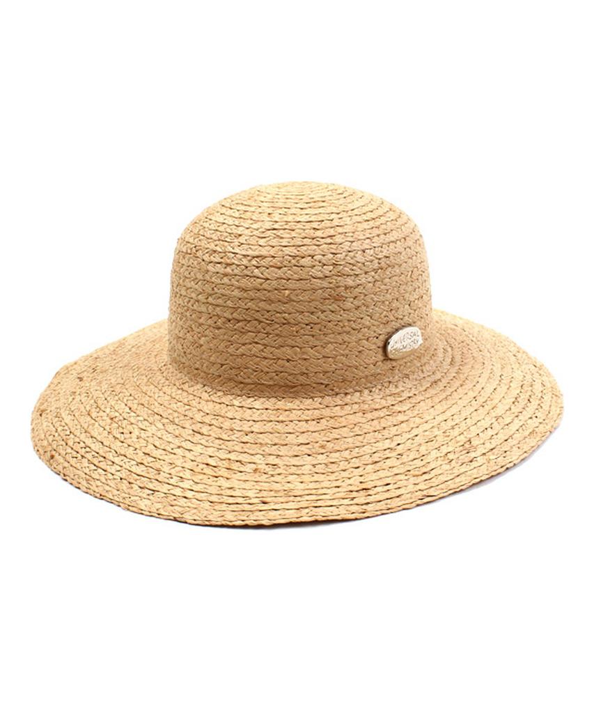 Yunibeosyeolkemiseuteuli Sv Metal Round Wire Raffia Hat
