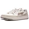 New LiNing Tianji Cushioning, Slip Resistant, Lightweight, Breathable Low Top Casual Shoes Men's Gray White AGCU095-1