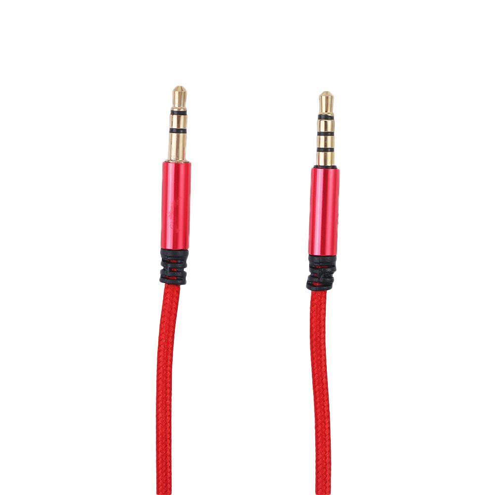 Cord Gold-plated Plug With Mic Volume Control Aux Cable Car Aux Cord Audio Cable Audio Wire