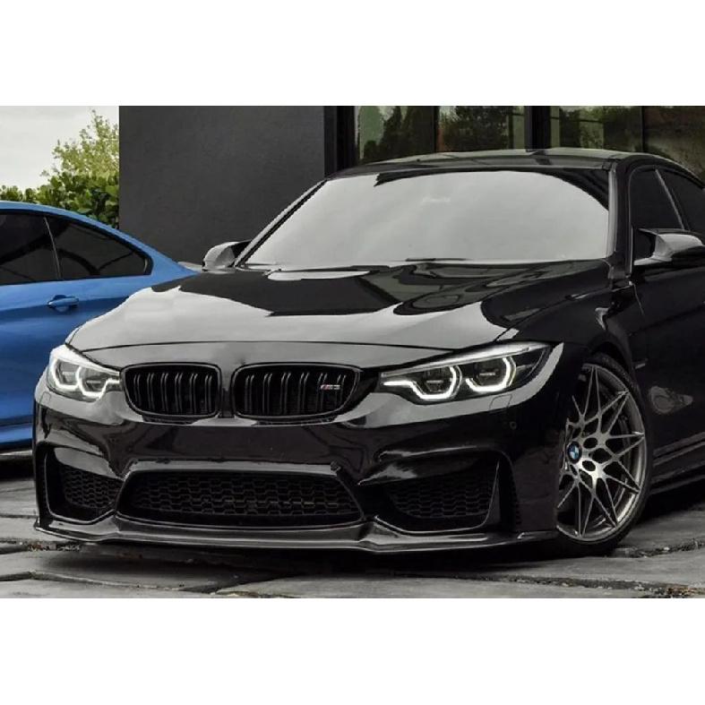 For BMW F80 M3 F82 F83 M4 2015-2020 Front Bumper Lip Chin Splitter Diffuser Spoiler Deflector Protect Guard Car Accessories Part