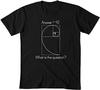 Wig P.Art Geek Fibonacci Hitchhiker T Shirt T Shirt Hitchhikers Guide To The Galaxy Fibonacci Sequence Golden Ratio Fibonacci Black