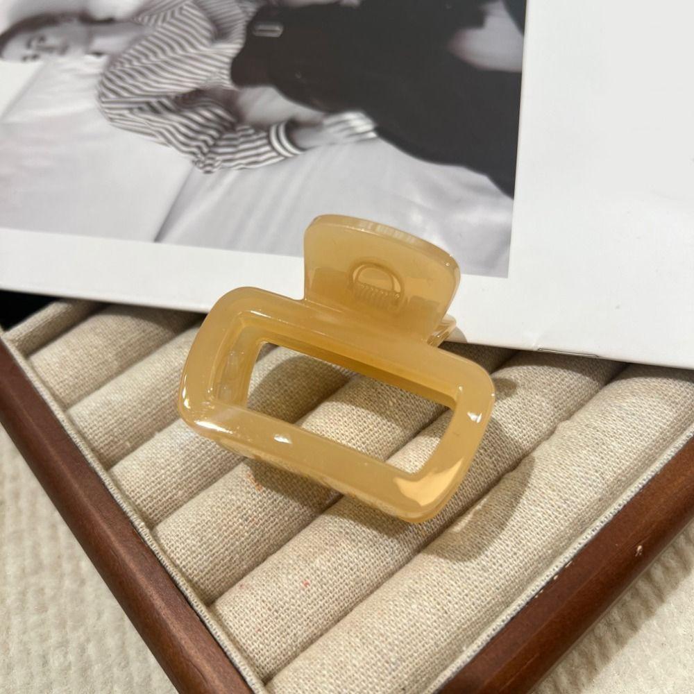 Plastic Small Hairpin Crab Korean Hair Claw Fashion Headwear  Women Girls