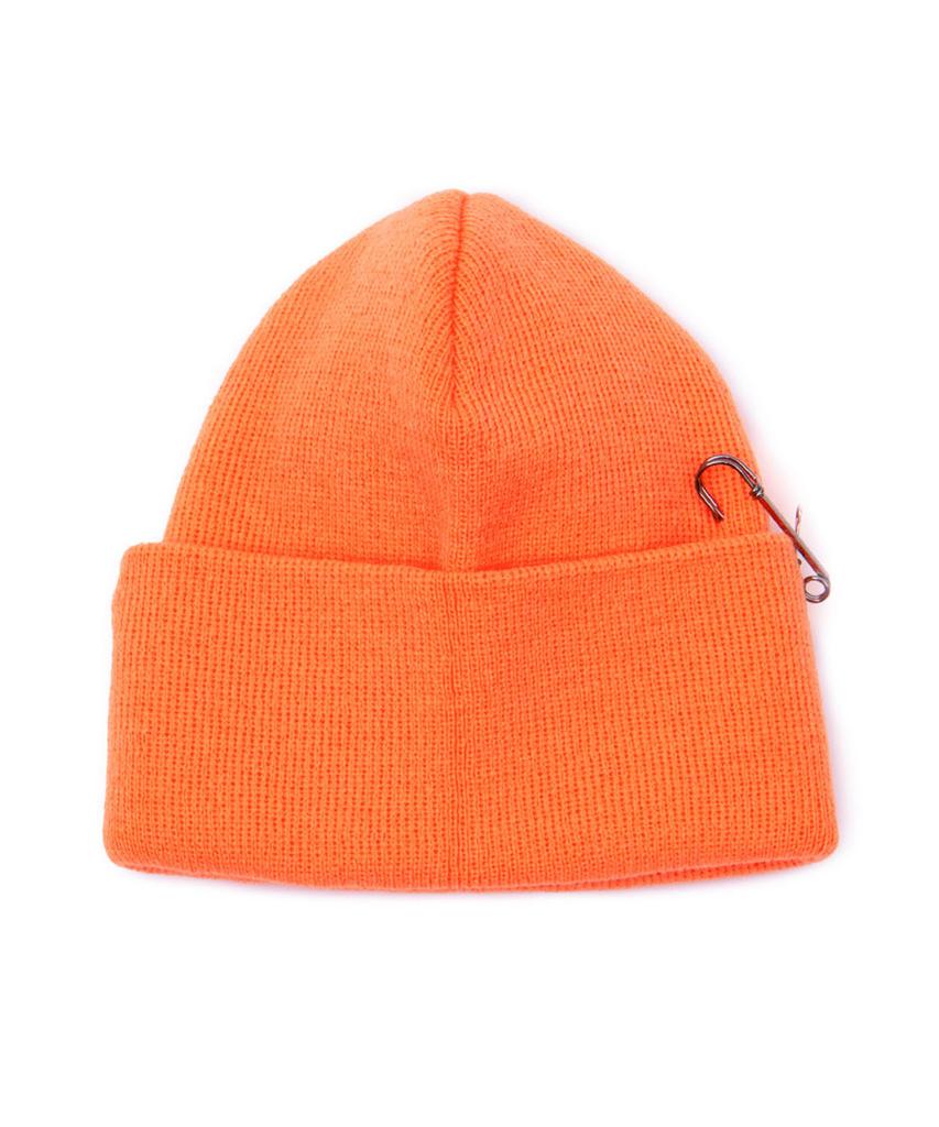 BLACKBLOND Vividi Side Patch Long Beanie (Orange)
