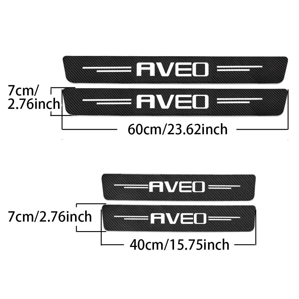 

4 шт. Наклейка на порог двери автомобиля для Chevrolet Aveo T200 T250 T300 2018 2017 2016 2015 Седан Хэтчбек Аксессуары 4pcs For Aveo