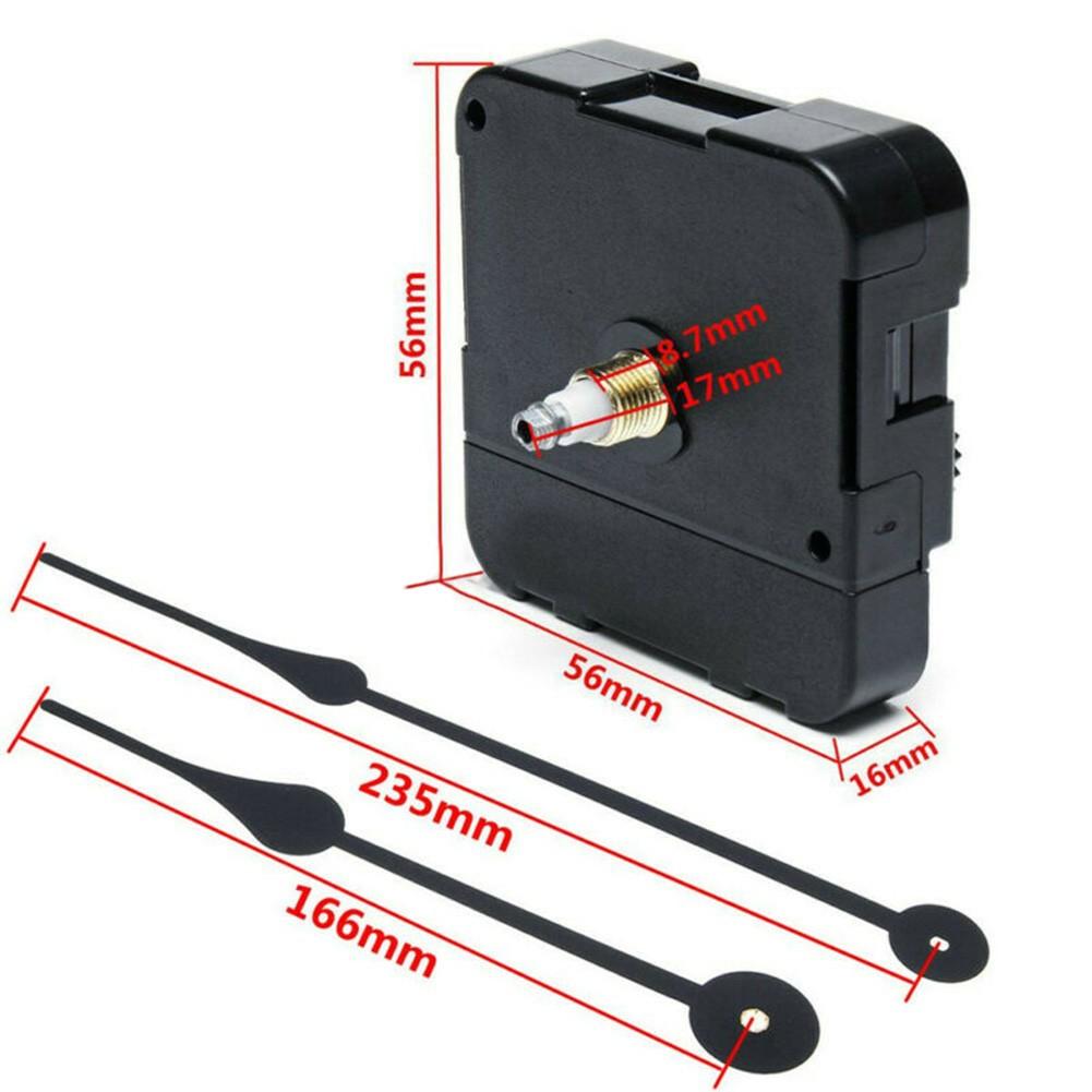 Quartz Clock Movement 56x56x16mm Aluminium Alloy High Torque Controlled