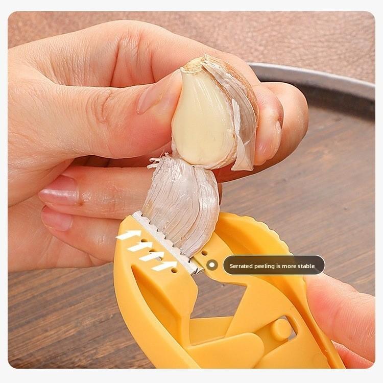 1PCS Garlic Skin Remover Clips Stainless Steel Vegetable Peeling Tool Garlic Peeling Tweezers Tongs Kitchen Gadgets