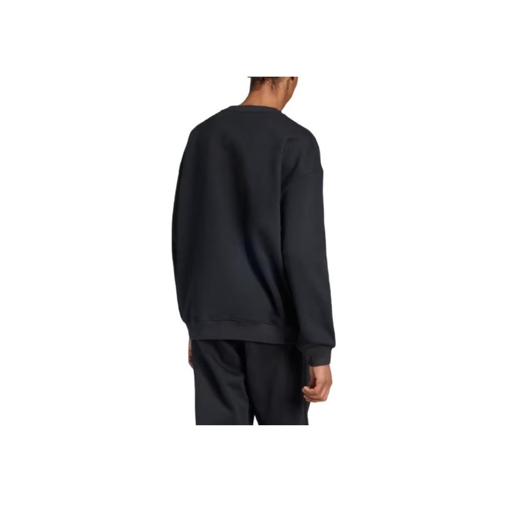 Adidas Field Issue Essentials Crew Sweatshirt Black Men Streetwear IW3489